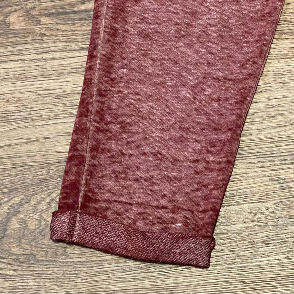 Pink Rose Jumper Jumpsuit Romper Heathered Burgandy size Medium - Picture 4 of 11